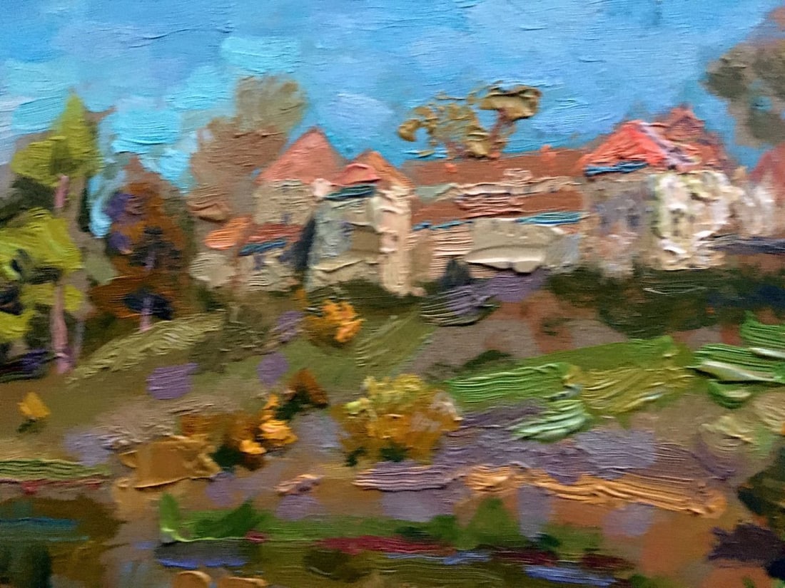Oil painting Panorama of the castle Batrakov Vladimir Grigorievich - 6
