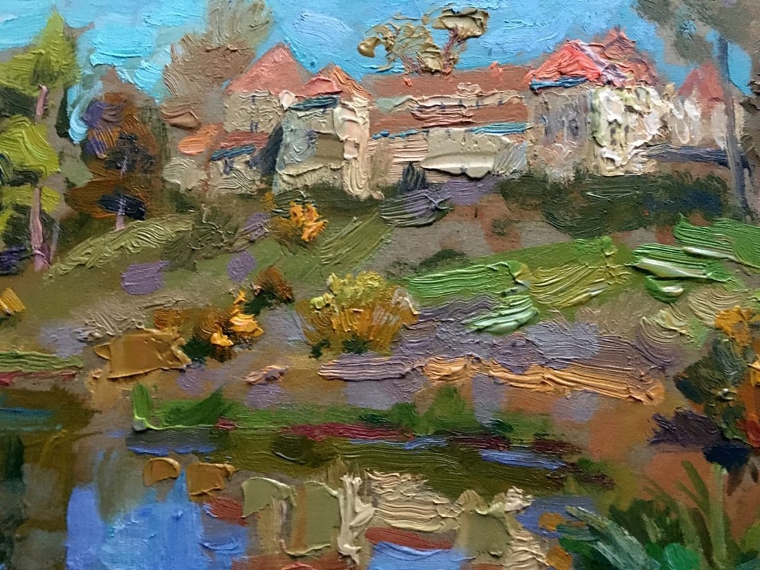 Oil painting Panorama of the castle Batrakov Vladimir Grigorievich - 7