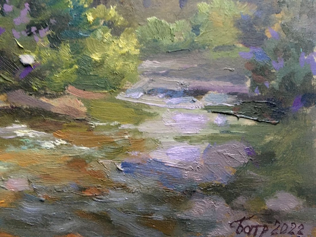 Oil painting Opir River Batrakov Vladimir Grigorievich - 7