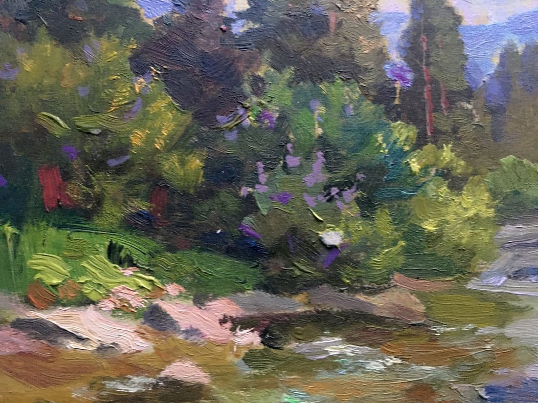 Oil painting Opir River Batrakov Vladimir Grigorievich - 8