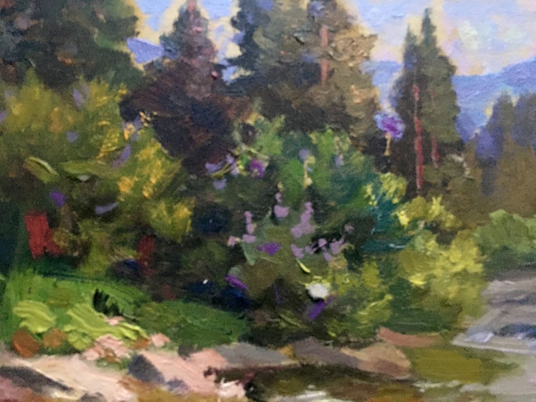 Oil painting Opir River Batrakov Vladimir Grigorievich - 9