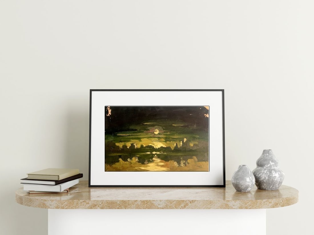 Oil painting Closer to the night Svetlana Gramm - 3