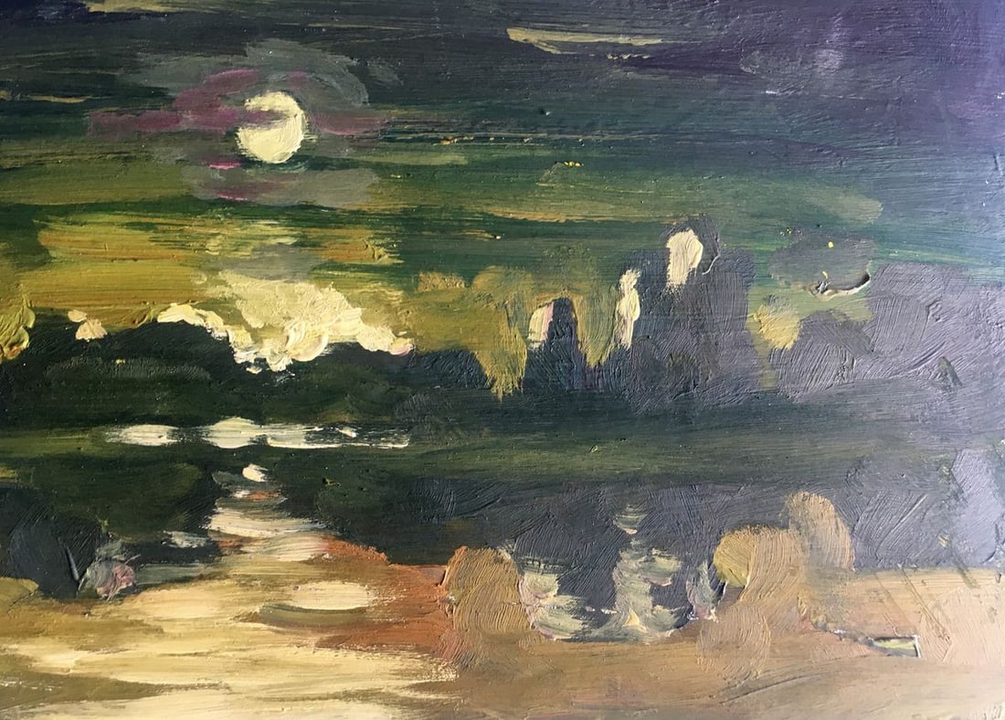 Oil painting Closer to the night Svetlana Gramm - 5