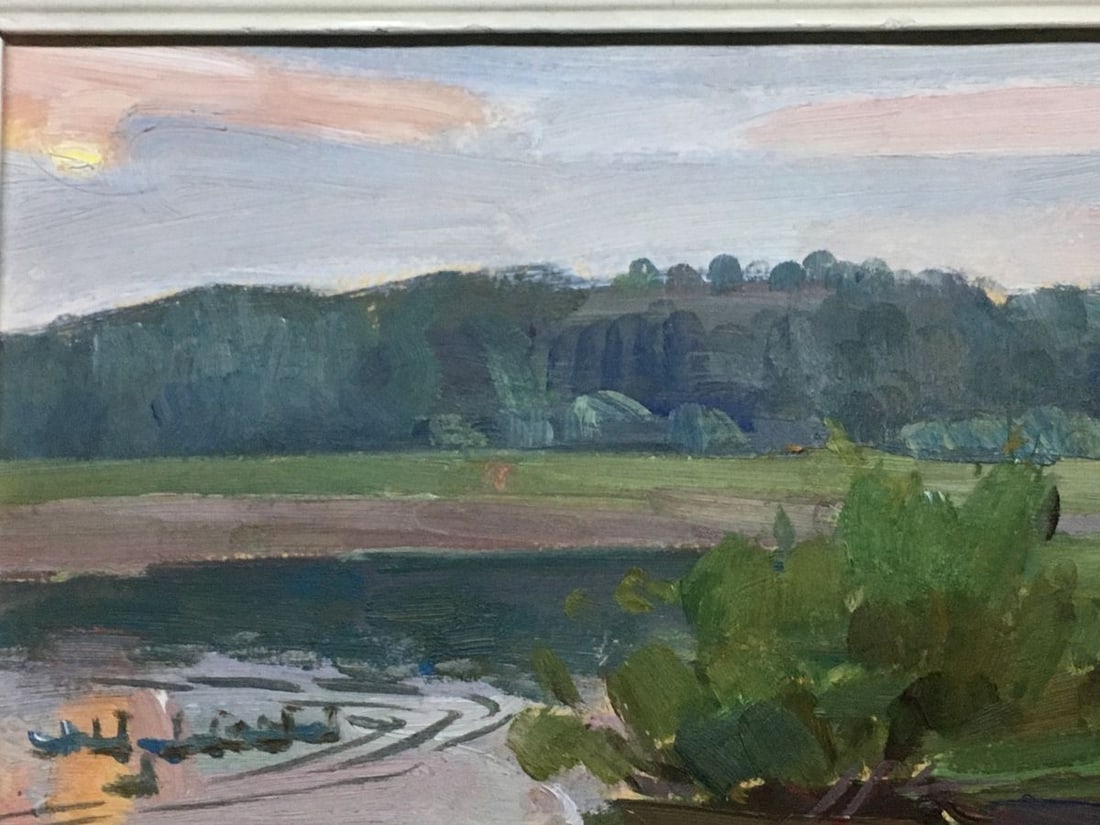 Oil painting Makogon Igor Ivanovich River - 8