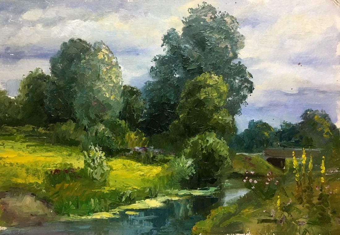 Oil painting Chernihiv landscapes Serdyuk Boris Petrovich - 2