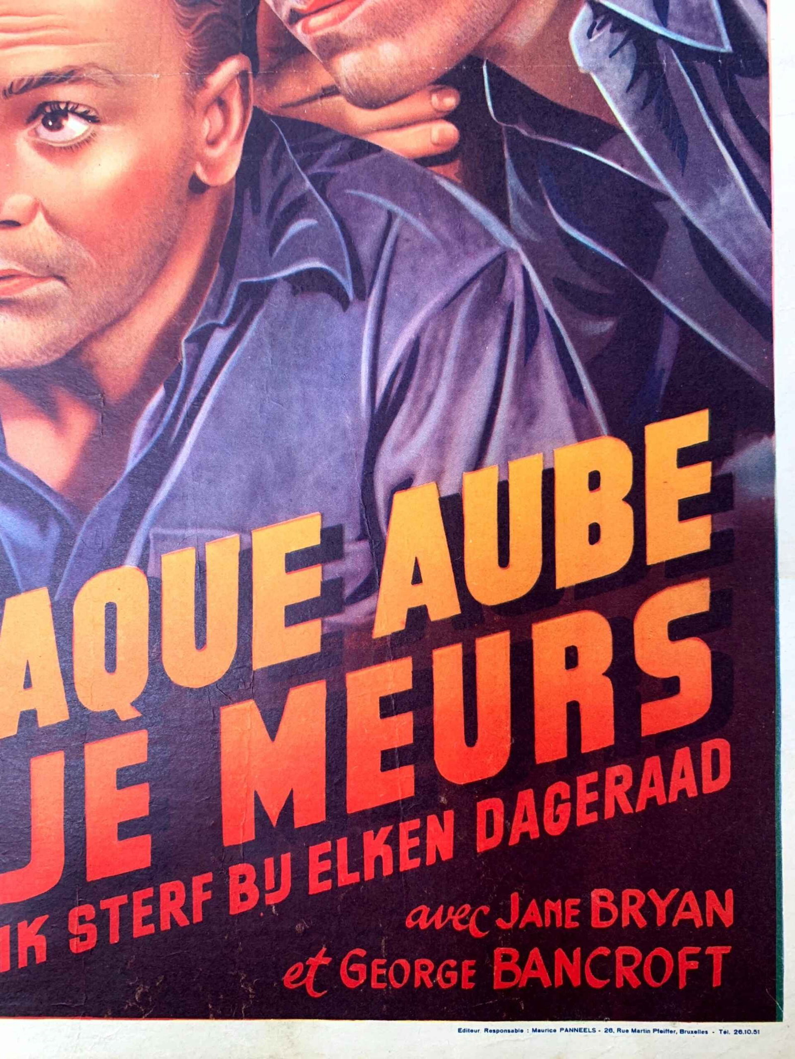 Each Dawn I Die - Cagney (1939) Belgian Movie Poster LB - 5
