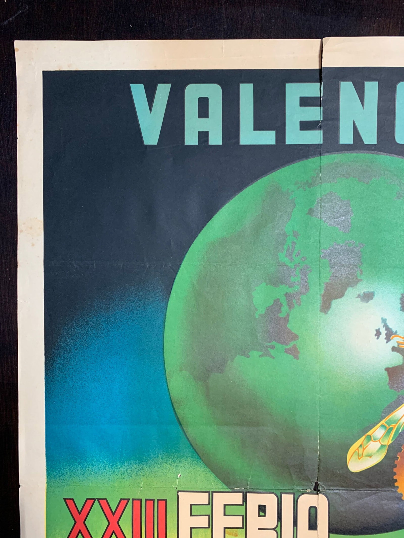 Valencia XXIII Feria - Vernia (1945) 17 x 25 Spanish Trade Fair Poster - 3