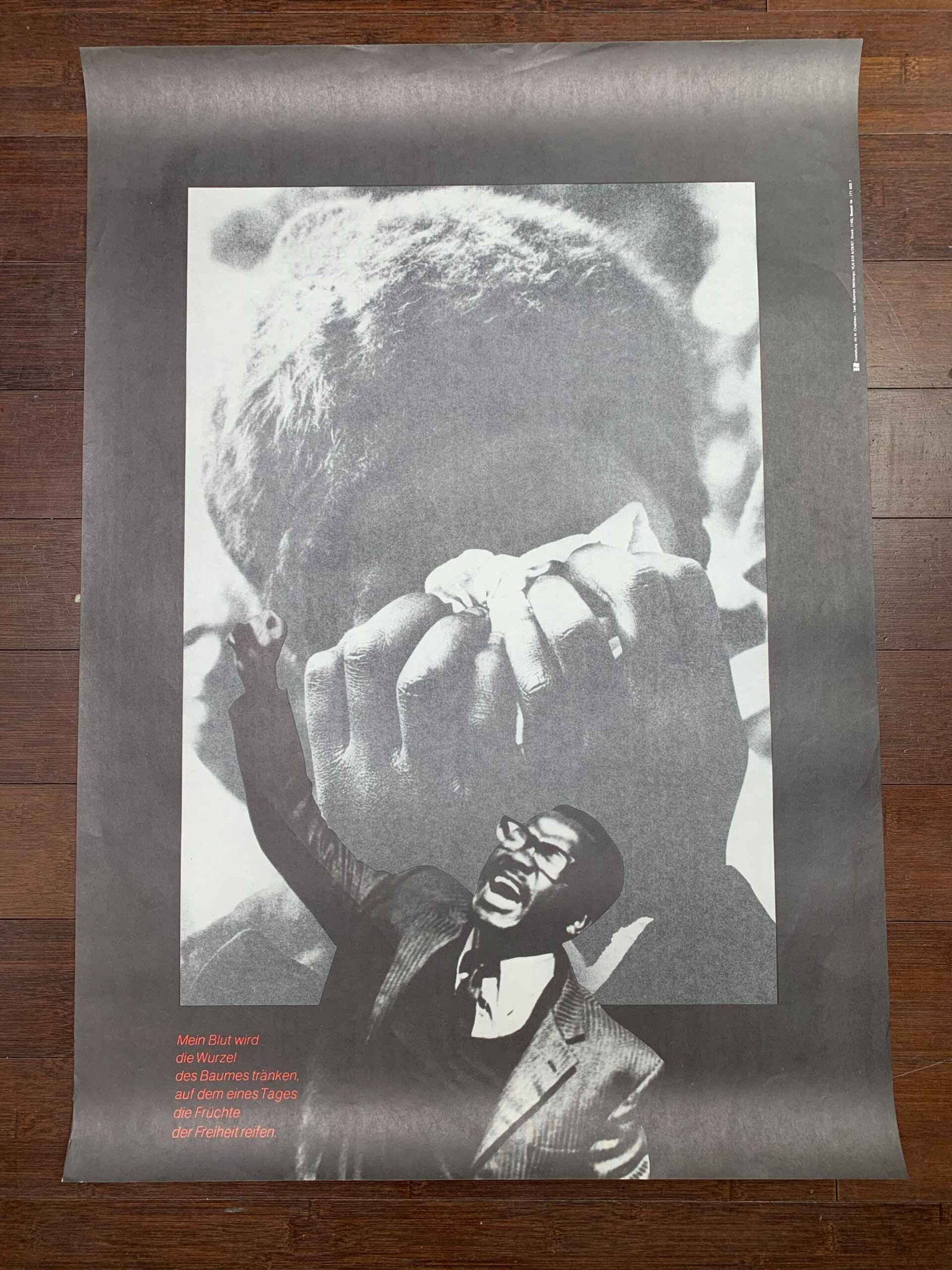 Bulk Lot of 4 (1982) 22.5 x 32 E.German Protest Posters - 2