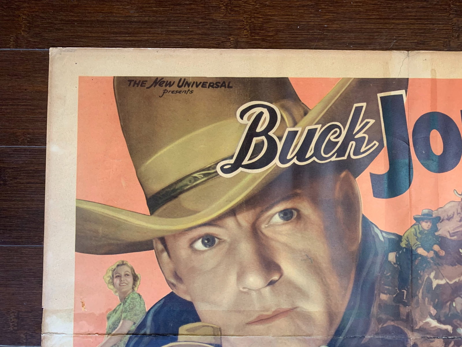 Boss Of Lonely Valley - Rare Buck Jones (1937) US Half Sheet Movie Poster - 2