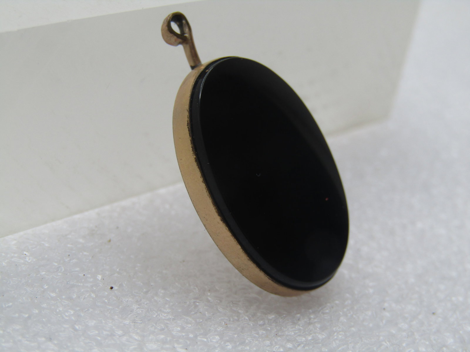 Vintage 12kt G.F. Onyx ,WRE Onyx Necklace, Bracelet, Earrings, 1940's-1950's, Signed WRE - 10