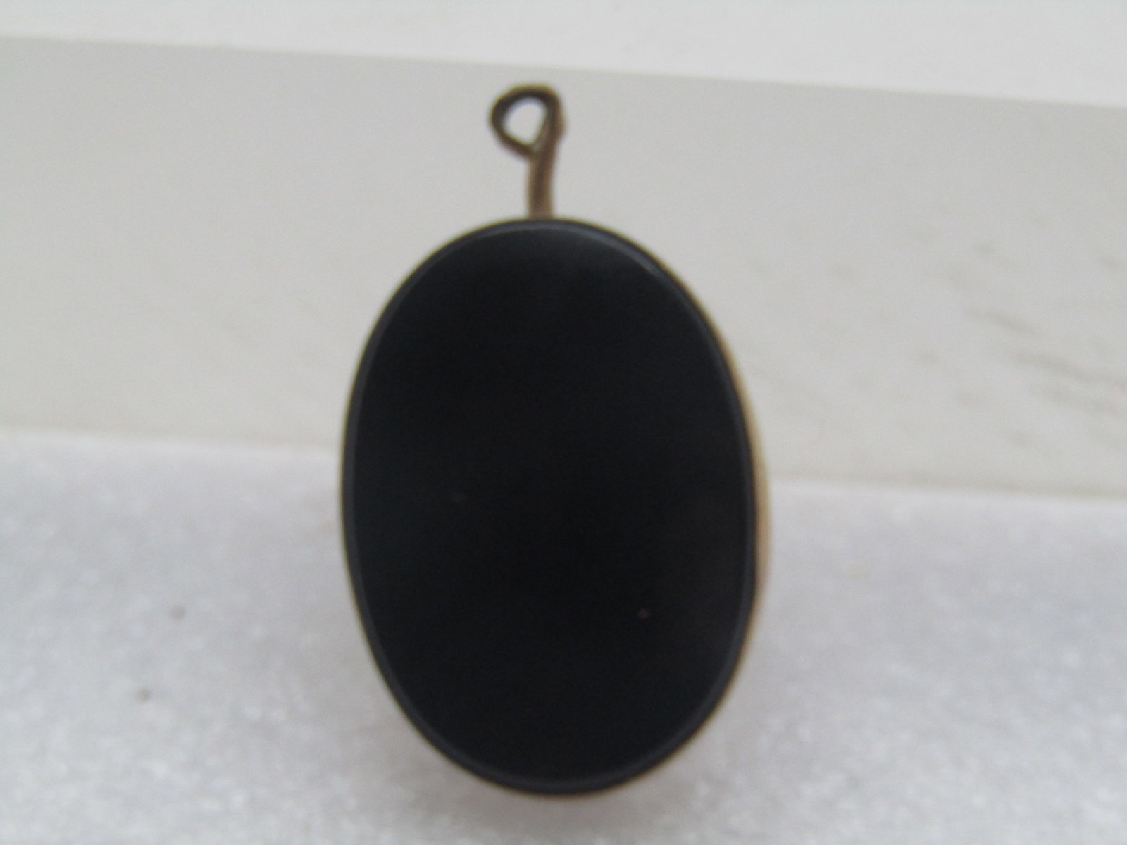 Vintage 12kt G.F. Onyx ,WRE Onyx Necklace, Bracelet, Earrings, 1940's-1950's, Signed WRE - 8