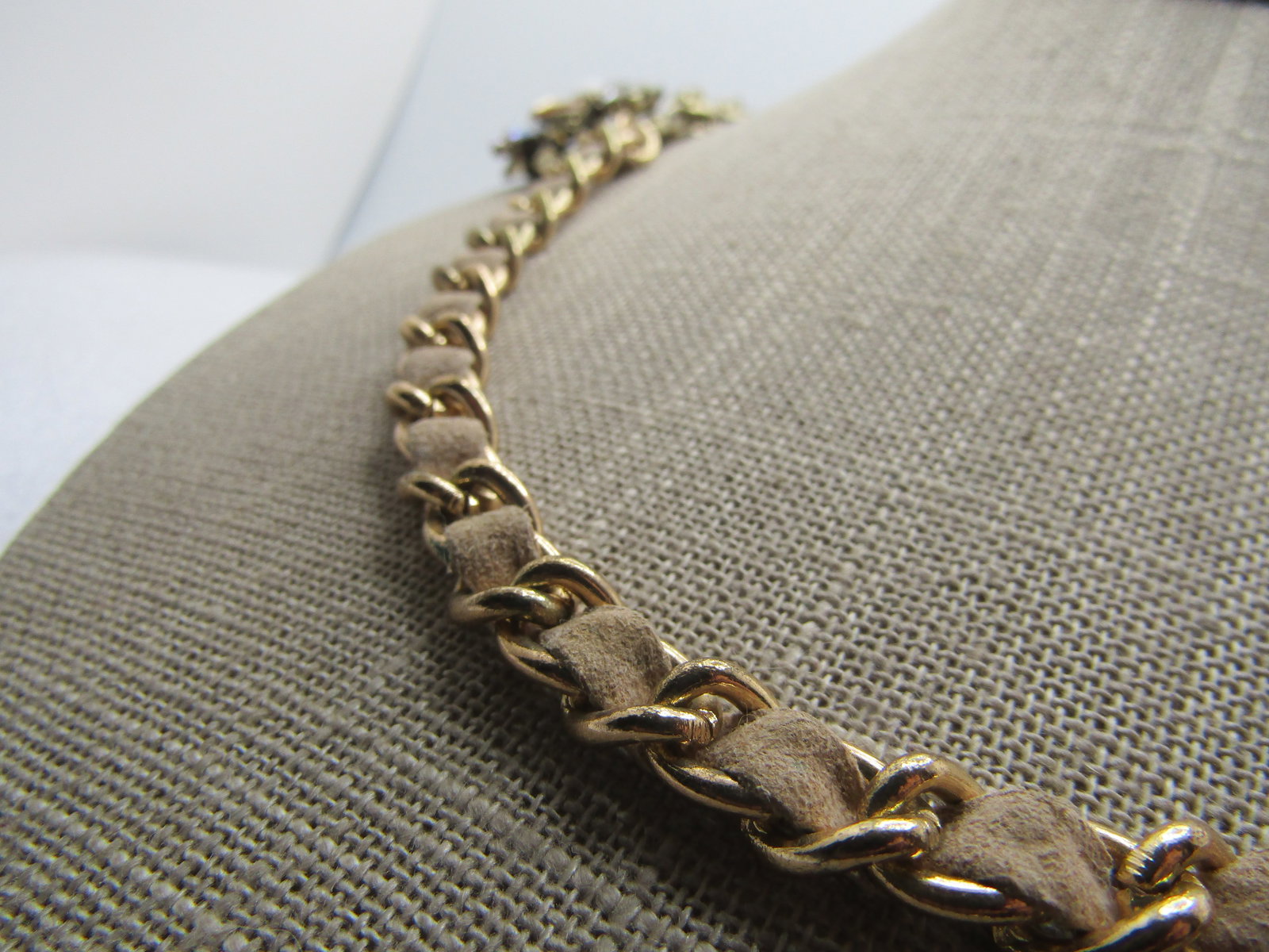 Vintage Mixed Rhinestone Drop Necklace, 1980s, 21" - 7