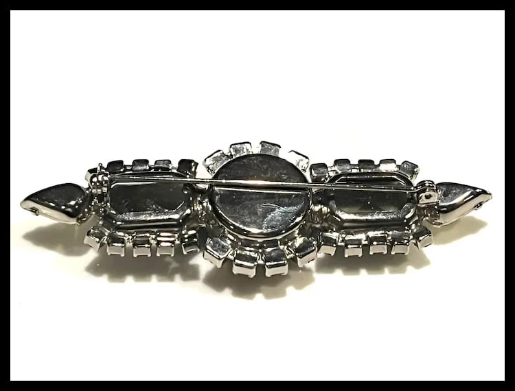 Vintage Rhinestone Statement Brooch/Pin - 4
