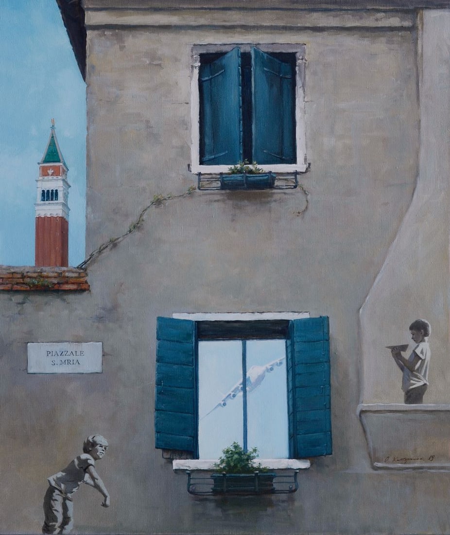 Oil painting Piazzale St MRIA Oleg Kateryniuk: Title: Oil painting Piazzale St MRIA Oleg Kateryniuk Description: NoKat 15 Looking for something truly unique? Check out our oil painting "Piazzale St MRIA" - the only one in a work of its kind that w
