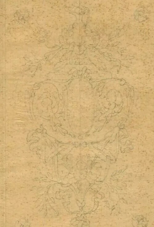 Architecture, Flowers, Decoration Drawing Vintage Pencil Original Art Nouveau - 6