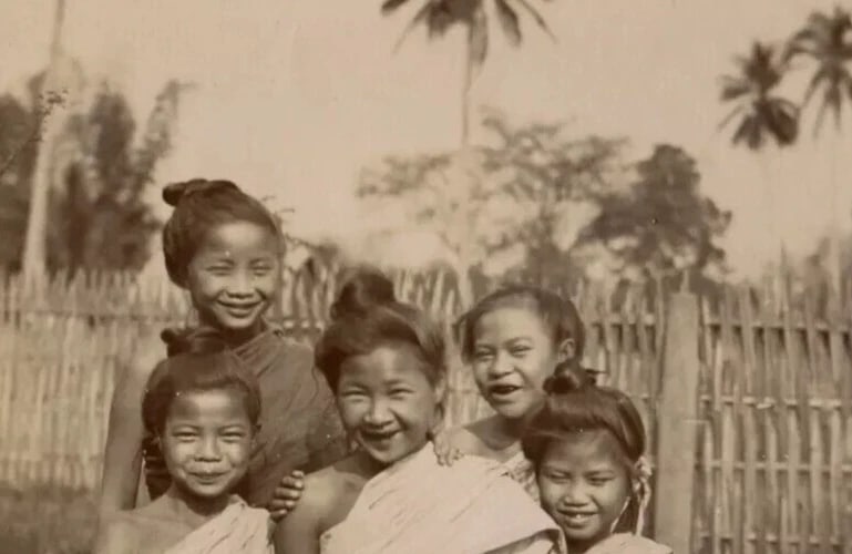 Alfred Raquez Indochina Seriziez Pak-Hou Cave Vintage Photographs x5 - 6