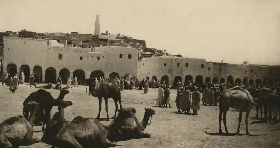 R.PROUHO - Gardaiah, Mzab Market, Algeria Vintage Photographs c. 1910 - 7