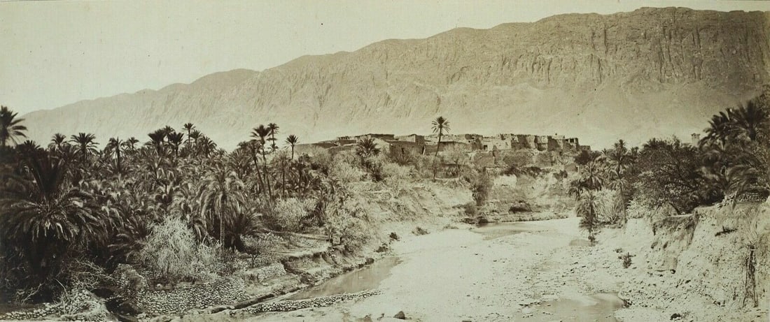 E.Neurdein - El Kantara - Ahraouia, Albumen c. 1880 Vintage Photographs