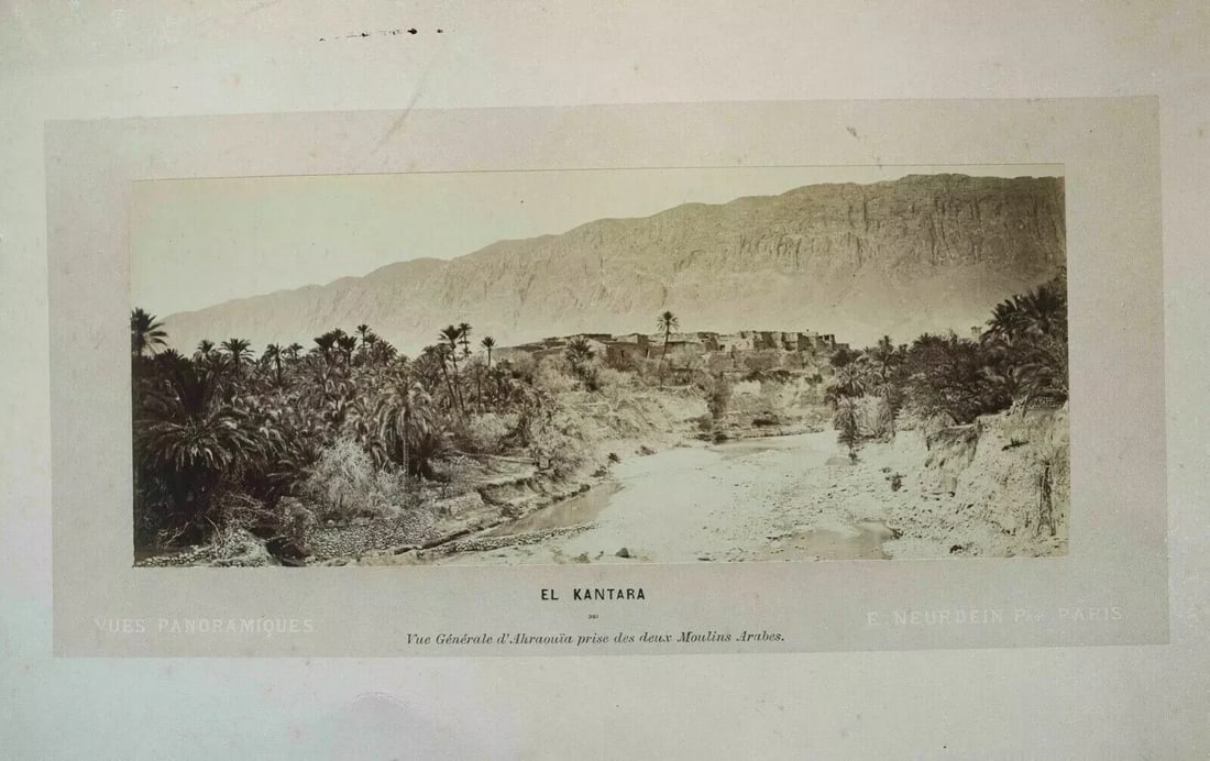 E.Neurdein - El Kantara - Ahraouia, Albumen c. 1880 Vintage Photographs - 8