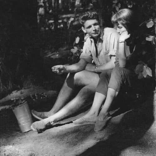 VINTAGE PHOTOGRAPHY JEAN SUQUET (1928-2007) THE LOVERS c. 1965 - 2