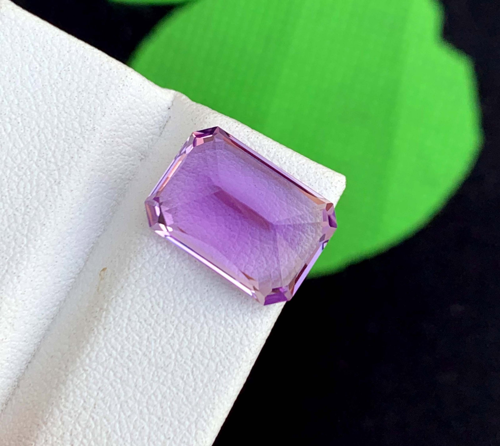 Pinkish Purple Amethyst Gemstone: Fancy Cut February Birthstone - 3