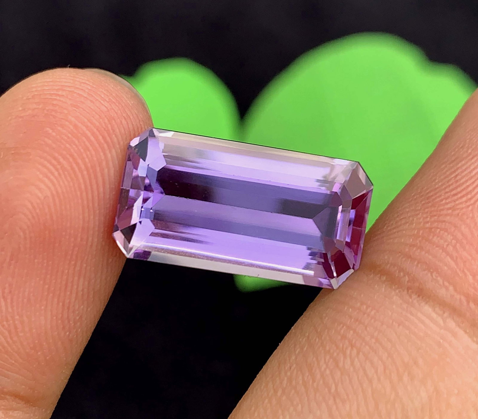 Emerald Cut Amethyst Gemstone: 13.20 Carats, February Birthstone - 4