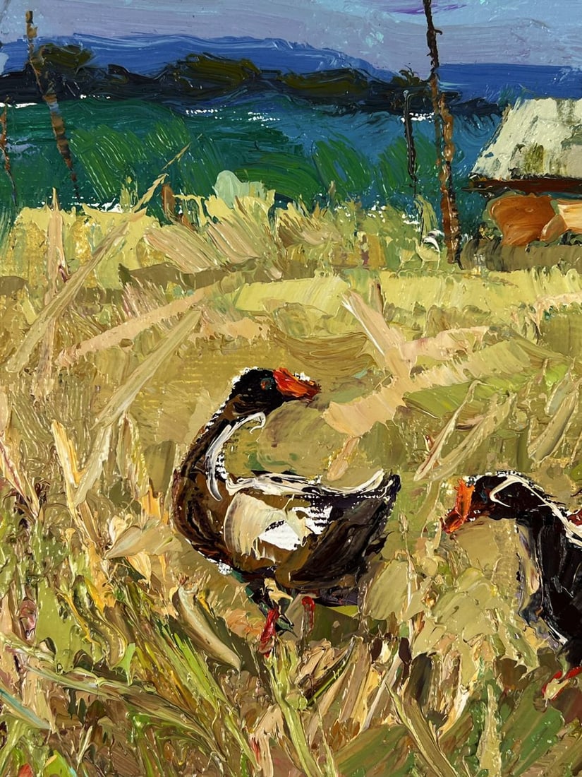 Oil painting Edge of the Village Oksana Ivanyuk - 5
