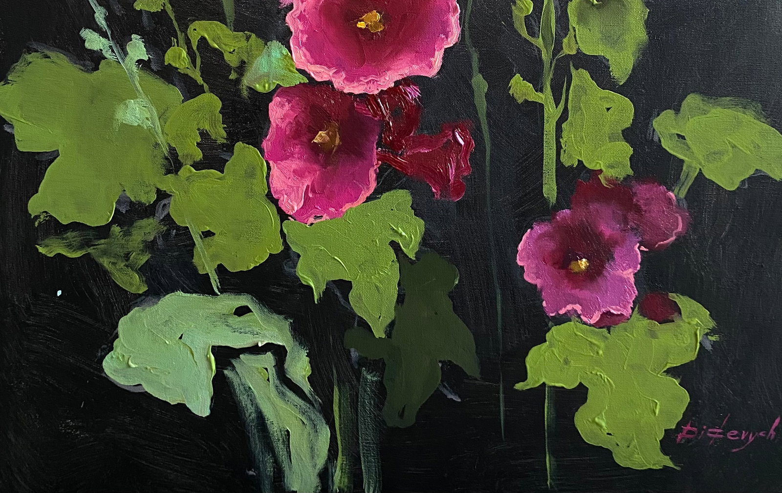 Oil painting Flowers Yulia D. - 4