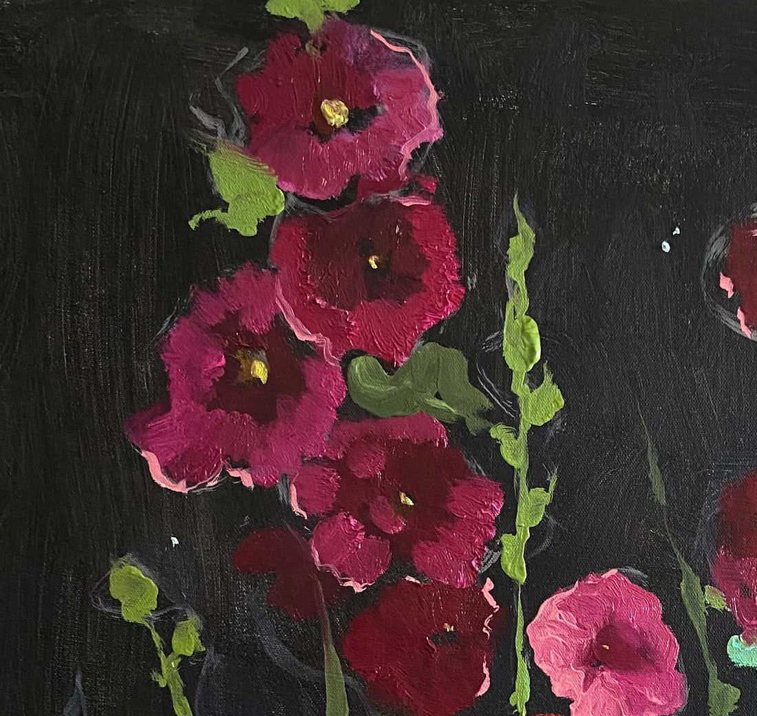 Oil painting Flowers Yulia D. - 5