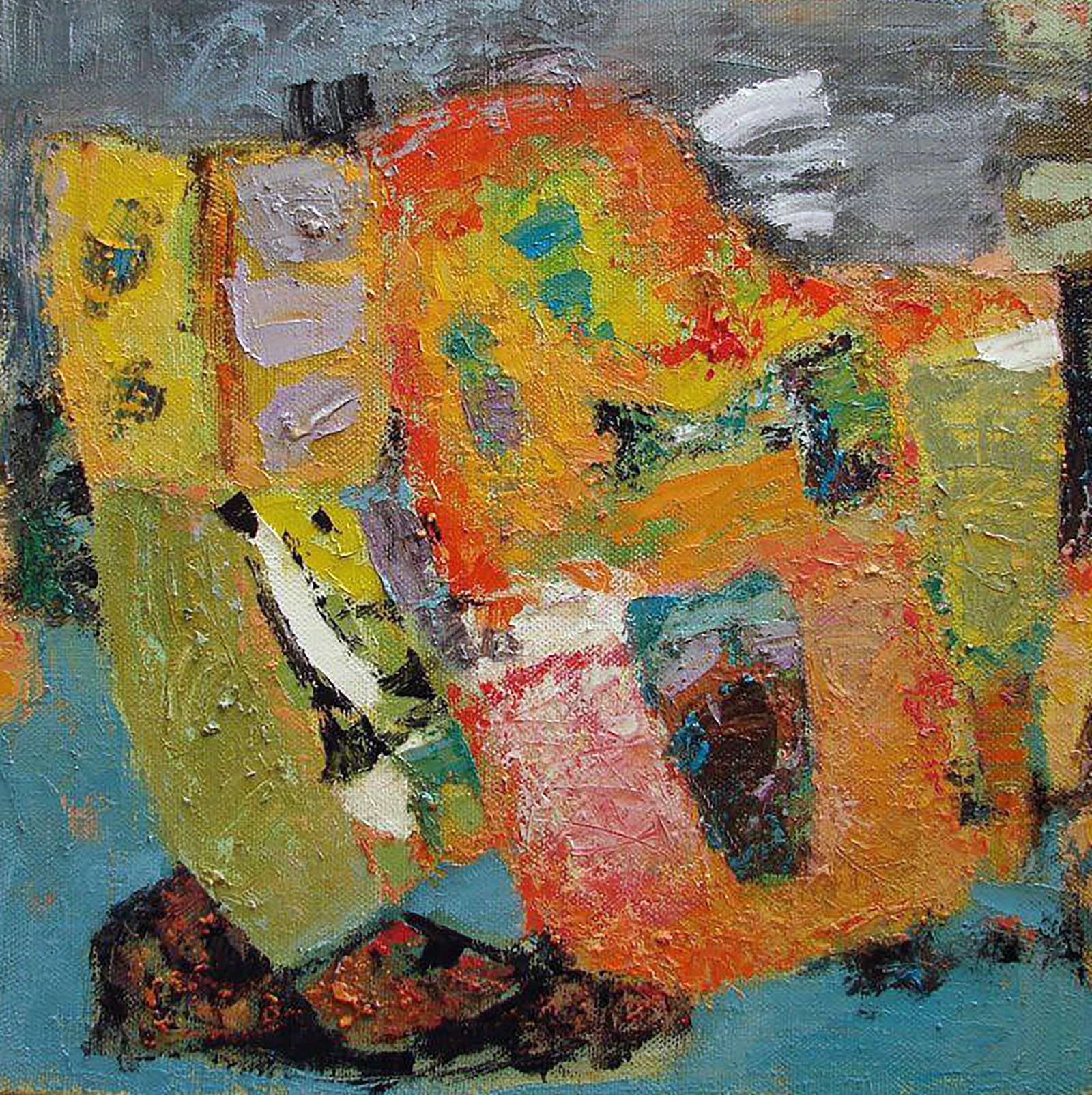 Oil painting Delicate orange scent Tatyana Shulyak