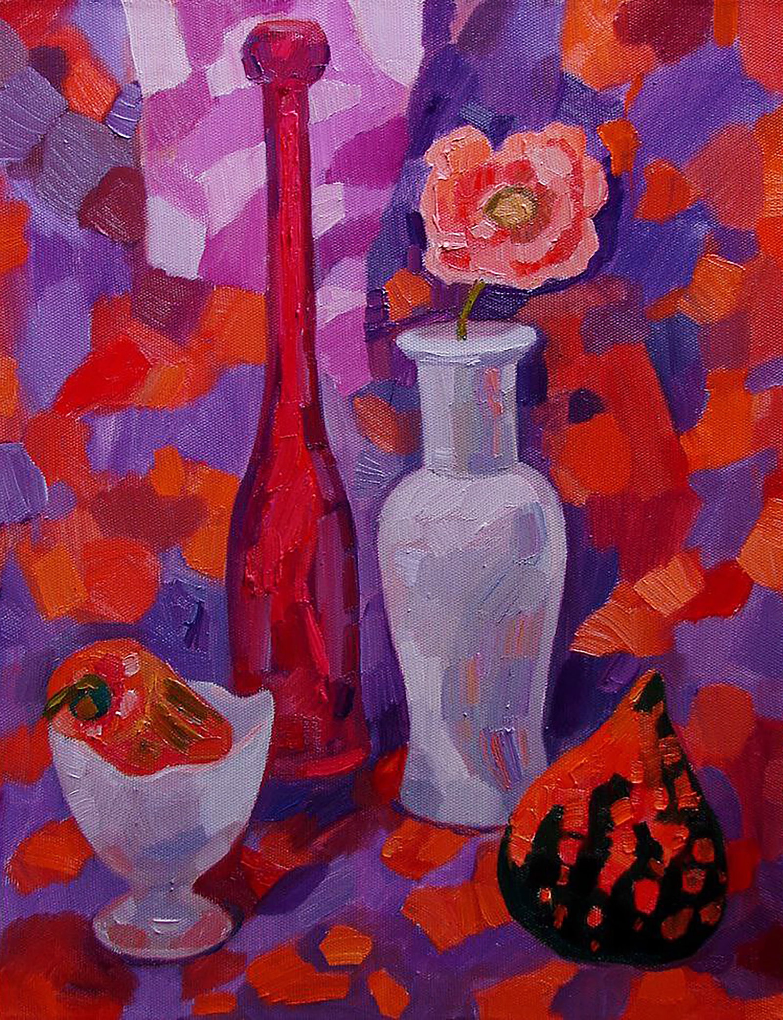 Oil painting Delicate flower Tatyana Shulyak