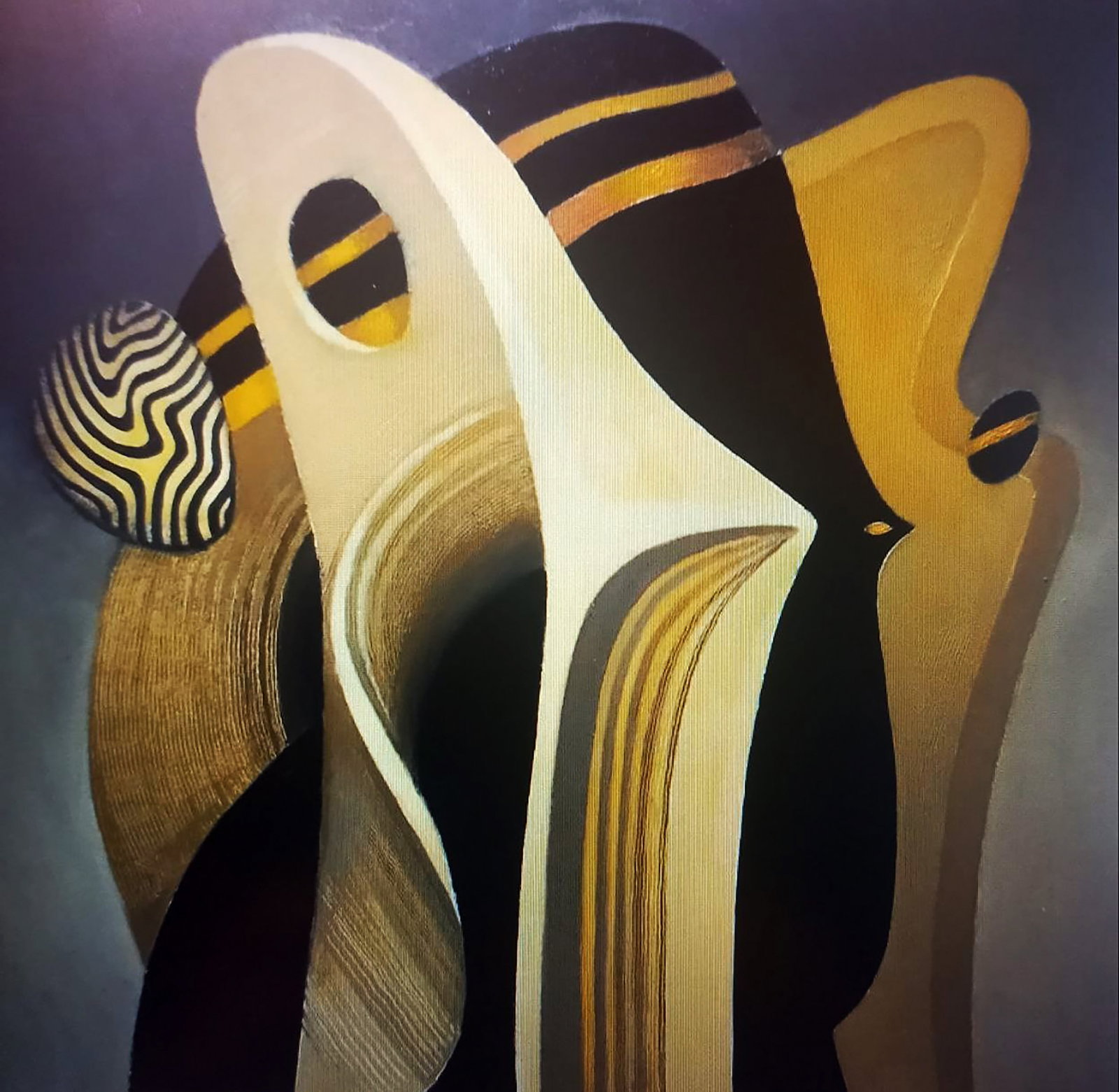 Oil painting Bold shapes Alexander Strashevich: Title: Oil painting Bold shapes Alexander Strashevich Description: 78STRASH Painter: Alexander Strashevich Size: 50x50 cm/19.68x19.68 inches Components: oil, cardboard Original painting CONDITION: exc