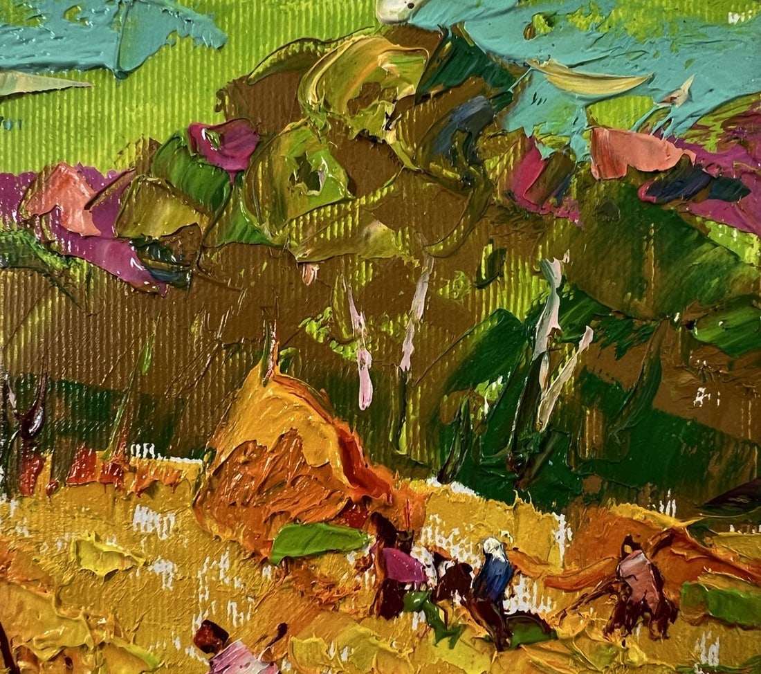 Oil painting Working in the field Oleksiy Ivanyuk - 7