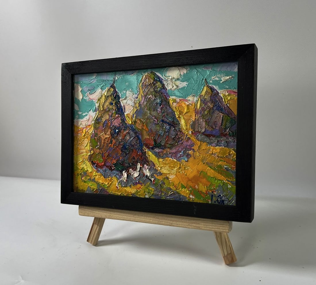 Oil painting Geese in the shade Oleksiy Ivanyuk - 2