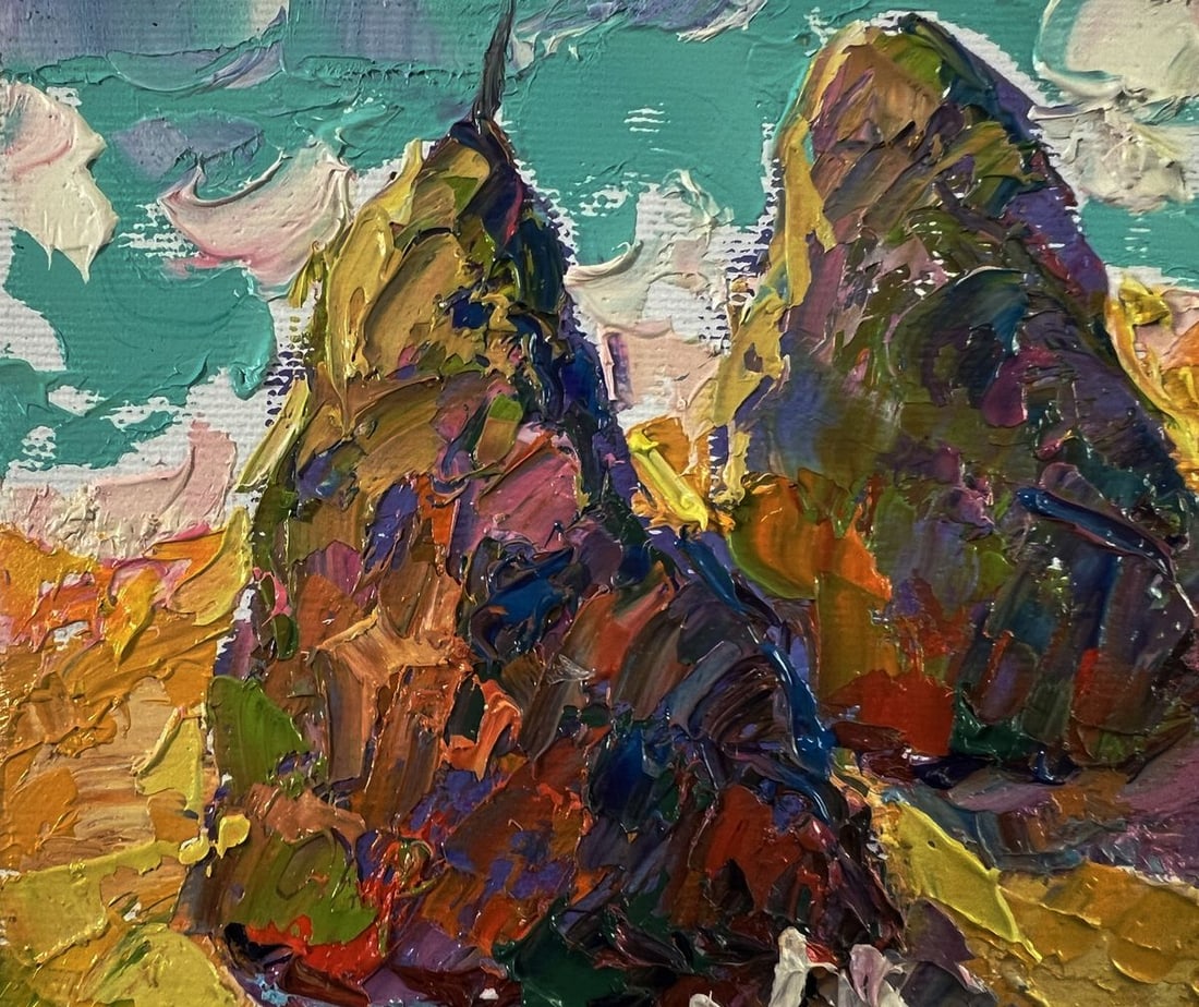 Oil painting Geese in the shade Oleksiy Ivanyuk - 4