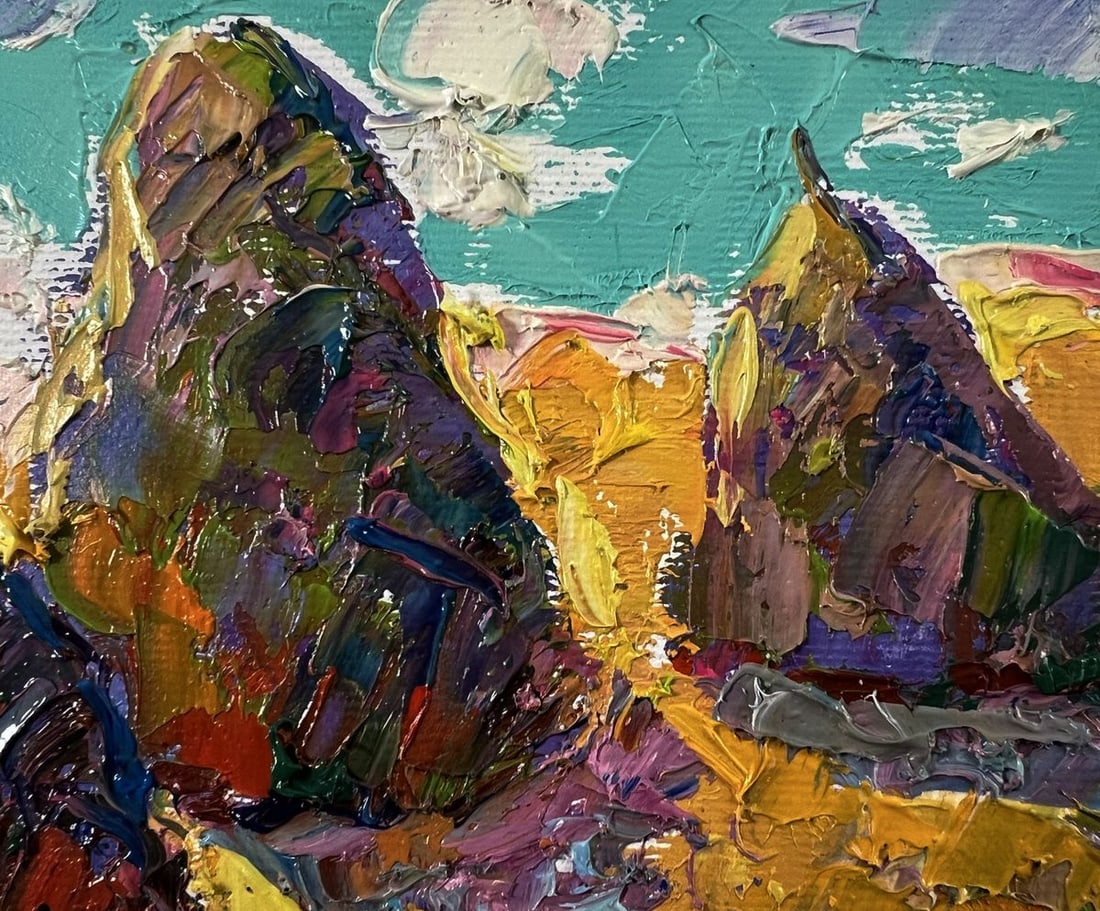 Oil painting Geese in the shade Oleksiy Ivanyuk - 7