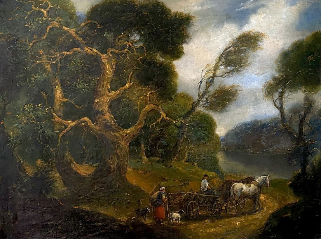 Oil painting Windy Litvinov Oleg Arkad'yevich: Title: Oil painting Windy Litvinov Oleg Arkad'yevich Description: No.Litv 408 *** ABOUT THIS PAINTING *** * TITLE: "Windy" * ARTISTS: Litvinov Oleg Arkad'yevich * SIZE: 49.5x65 cm/'19.48x25.59 inches'