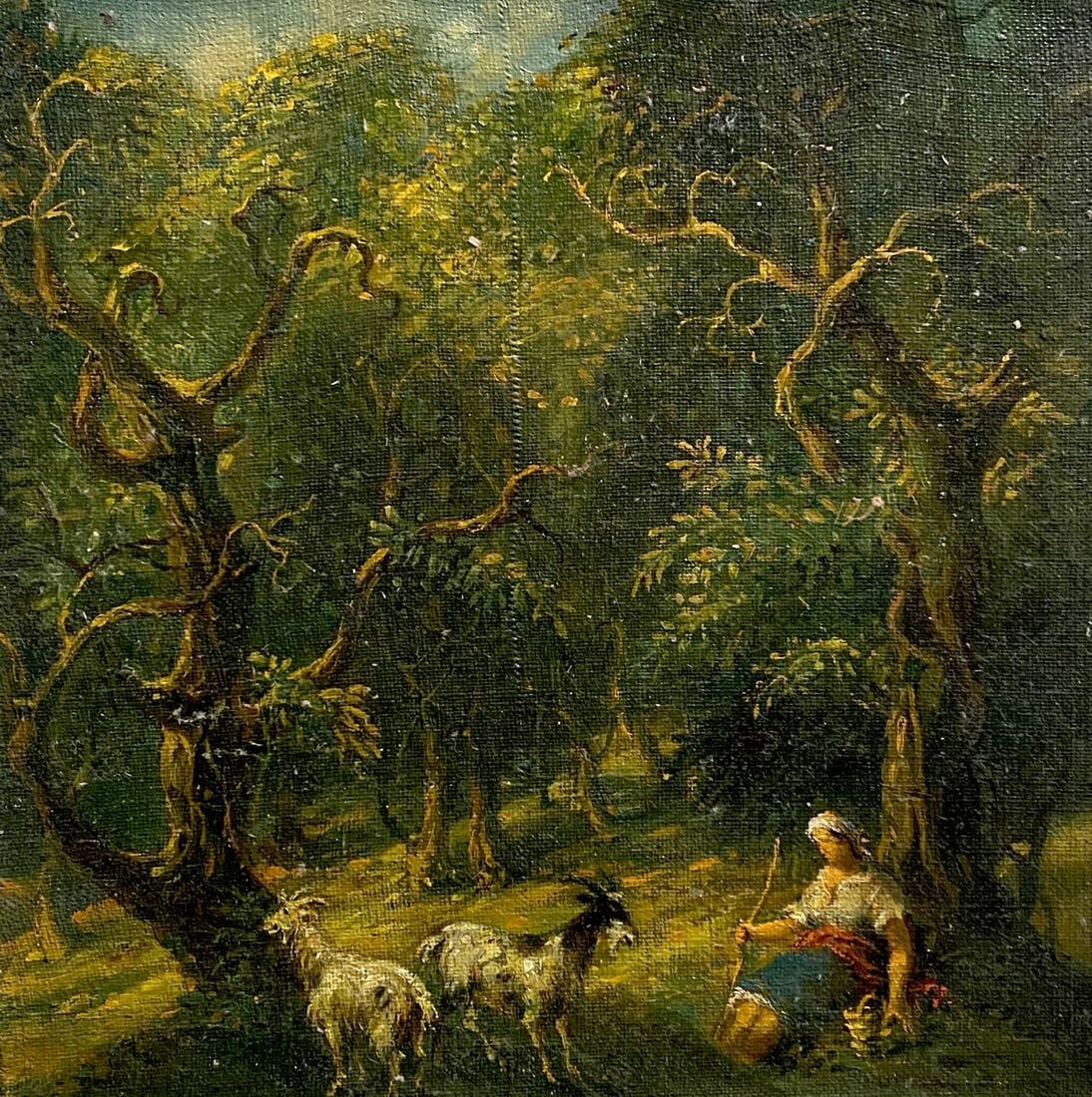 Oil painting August Litvinov Oleg Arkad'yevich: Title: Oil painting August Litvinov Oleg Arkad'yevich Description: No.Litv 491 *** ABOUT THIS PAINTING *** * TITLE: "August" * ARTISTS: Litvinov Oleg Arkad'yevich * SIZE: 22x22 cm/'8.66x8.66 inches' *
