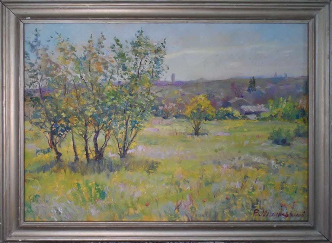 Oil painting Spring has come Mishurovsky V. V.: Title: Oil painting Spring has come Mishurovsky V. V. Description: No.102 *** ABOUT THIS PAINTING *** * TITLE: "Spring has come" * ARTISTS: Mishurovsky V. V. * SIZE: 44x60 cm / 17,32x23,62 inches * ME