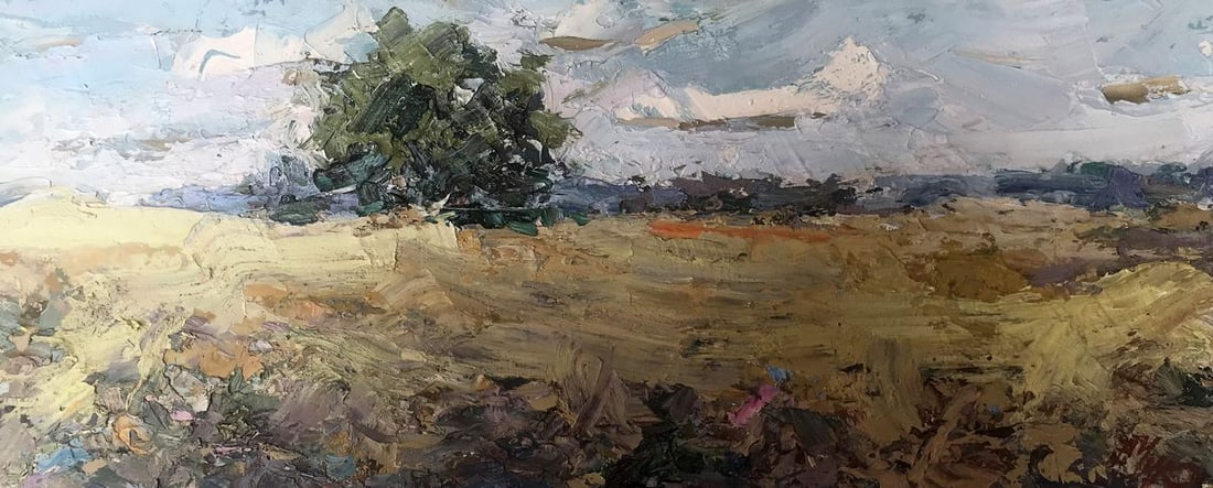 Oil painting The wind over the field Alexander Nikolaevich Cherednichenko (1 of 12)