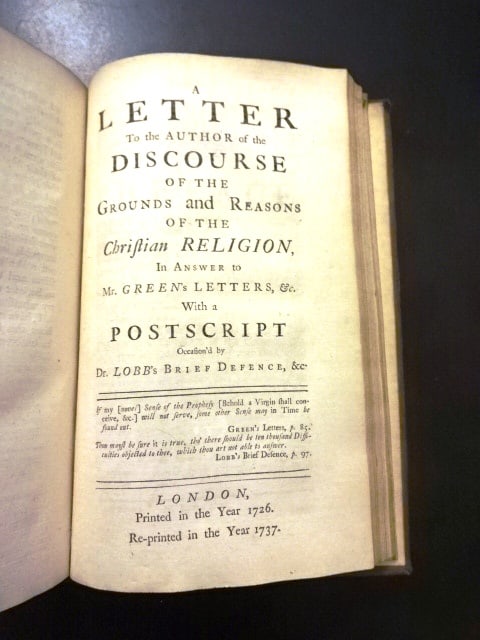 1741 Discourse on Grounds of Christian Religion - 3