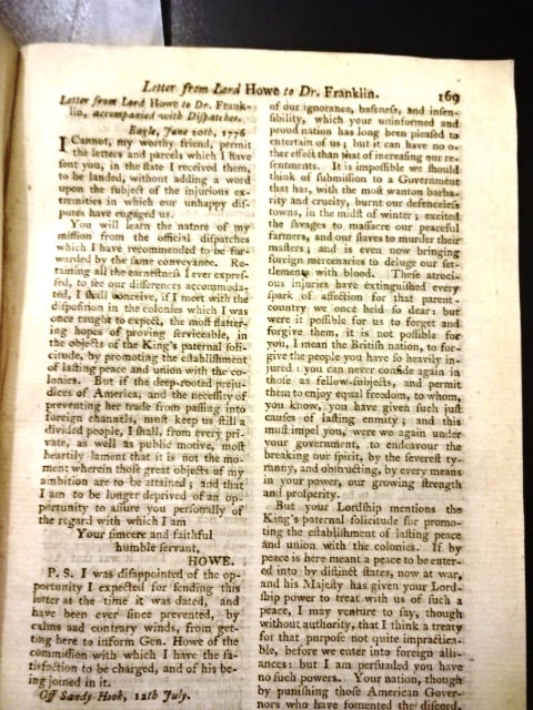 1777 Magazine Revolutionary War Benjamin Franklin - 3