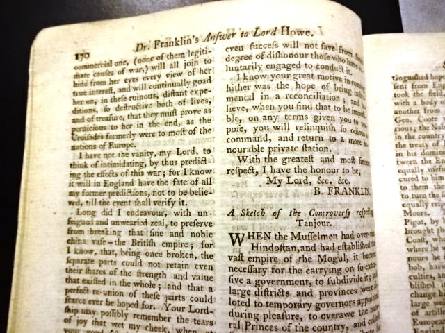 1777 Magazine Revolutionary War Benjamin Franklin - 4