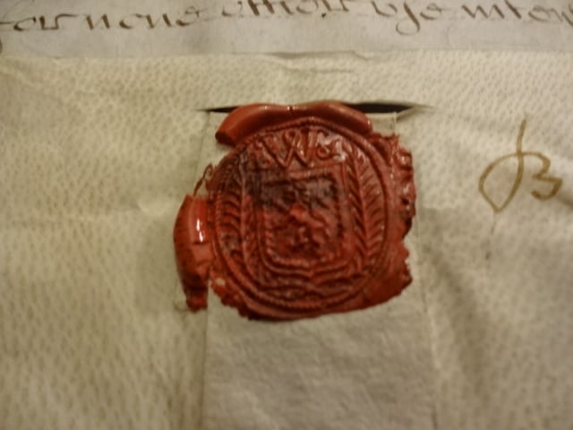 1696 Large English Vellum Deed Nice Seals - 3