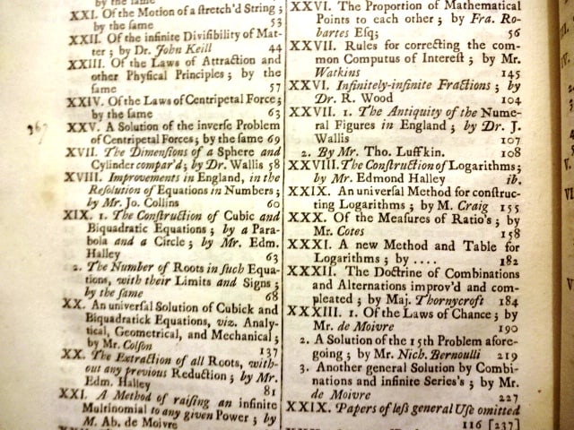 1731 Philosophical Trandsactions Sir Isaac Newton Edmund Halley - 11