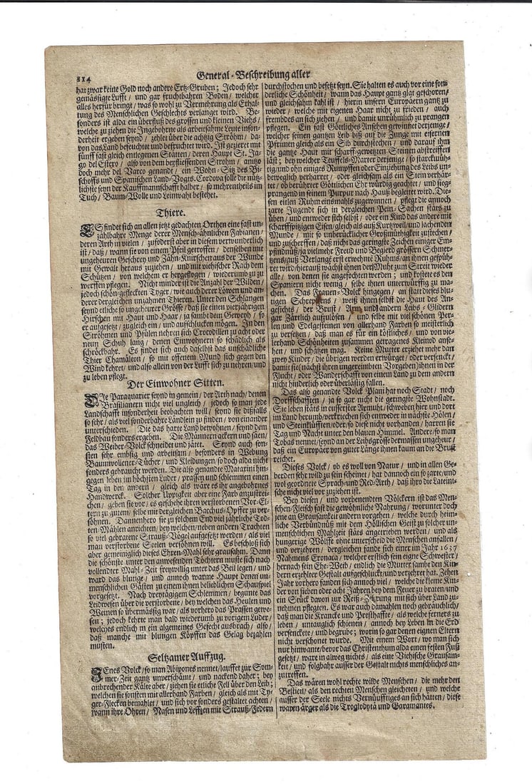 1688 Melchoir Lorch Engraving the Paraguayan - 2