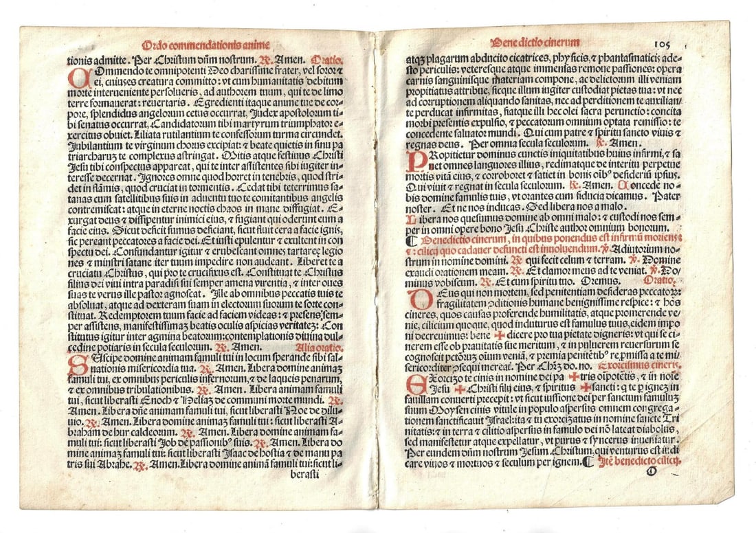 1567 Catholic Prayer Leaves in Red and Black - 2