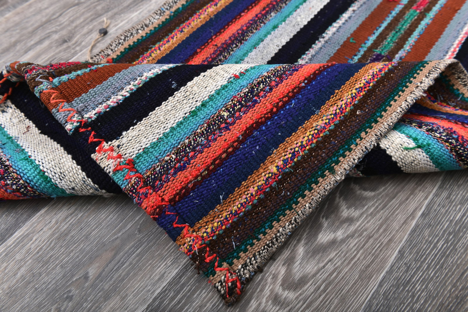 2'1'' x 7'8'' Turkish Handmade Kilim Rug - 241831 - 12