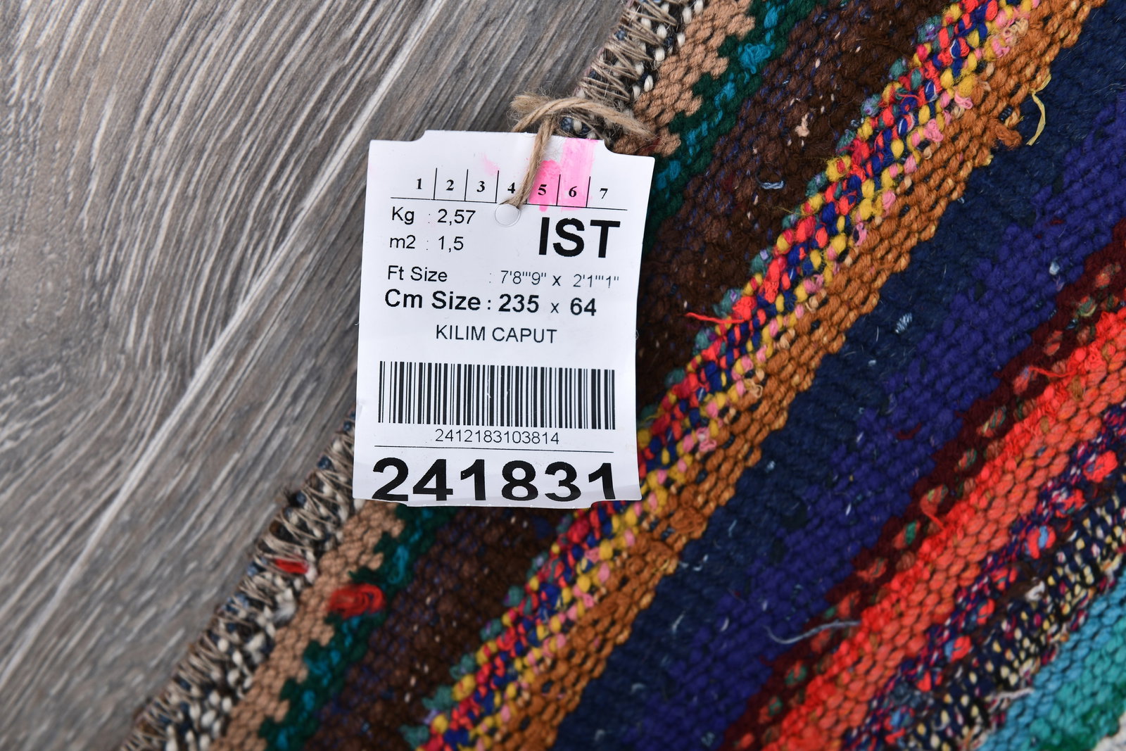 2'1'' x 7'8'' Turkish Handmade Kilim Rug - 241831 - 14