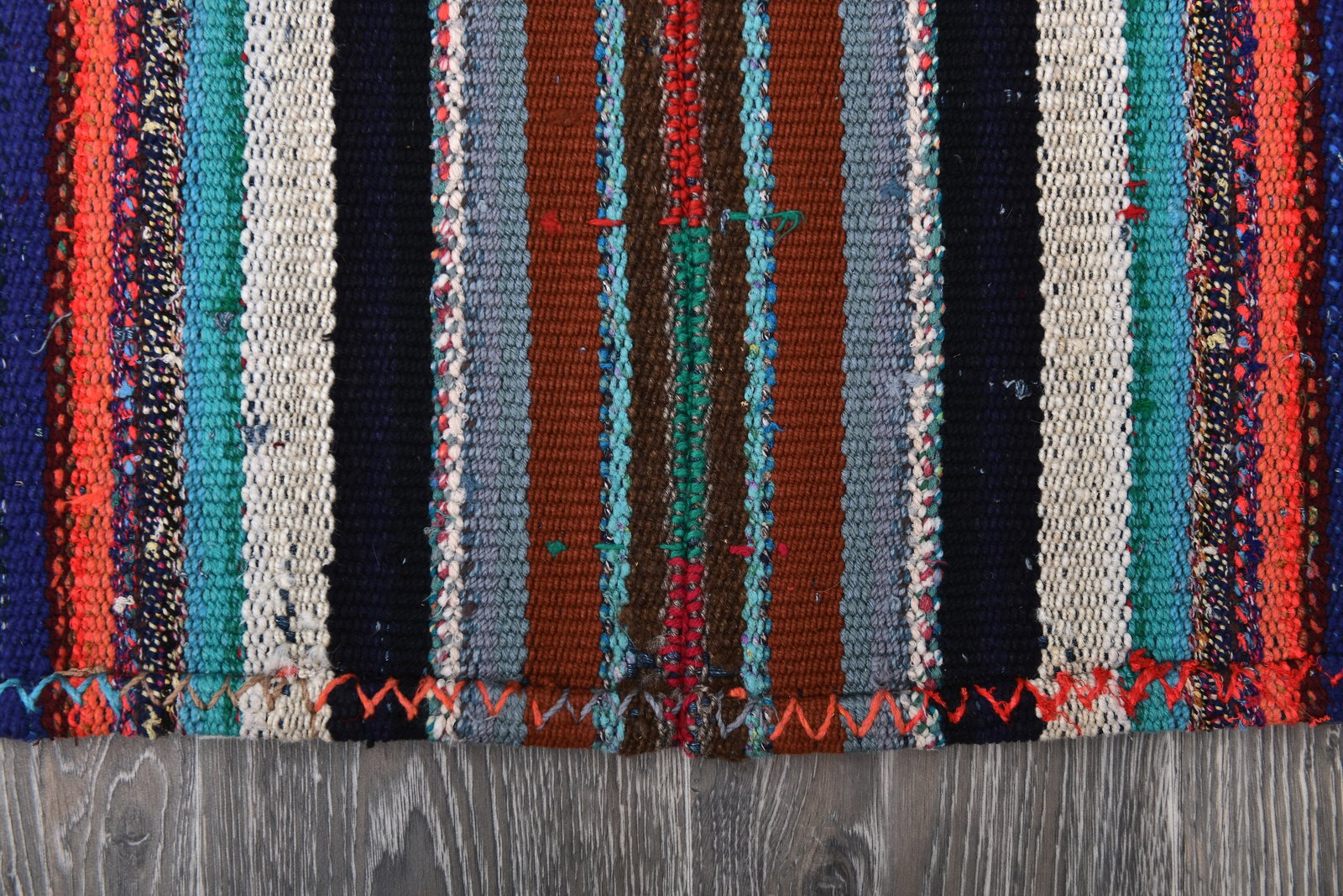 2'1'' x 7'8'' Turkish Handmade Kilim Rug - 241831 - 9